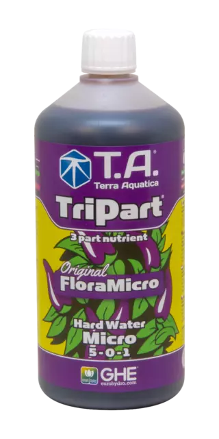 T.A. Terra Aquatica GHE – TriPart Micro (Flora Micro) 1 L (Hartwasser) / NPK