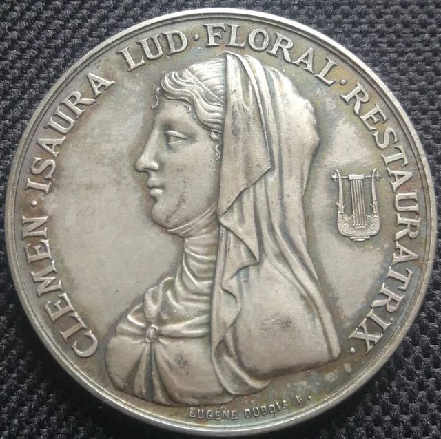 Médaille Argent 1886 Union Tir De France Par H. Dubois - Référence MED852