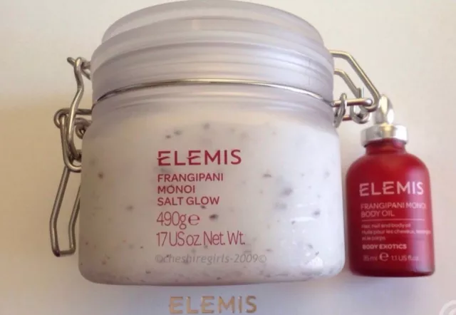 Elemis Frangipani Monoi Salt Glow & Frangipani Monoi Body Oil 35Ml *New Stock*