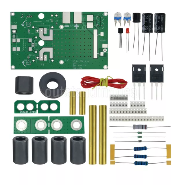 DIY kit 180W Linear Power Amplifier Kit For Transceiver Intercom Radio HF FM Ham