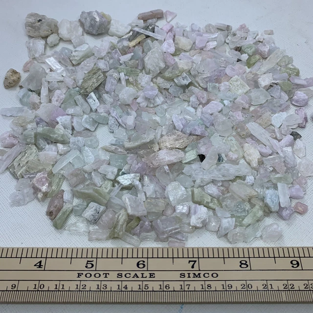 300grams Kunzite rough lot from Afghanistan