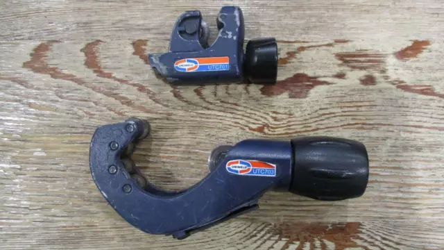 lot of 2 Uniweld UTC701 and utc703 Premium Tubing Cutter Cuts