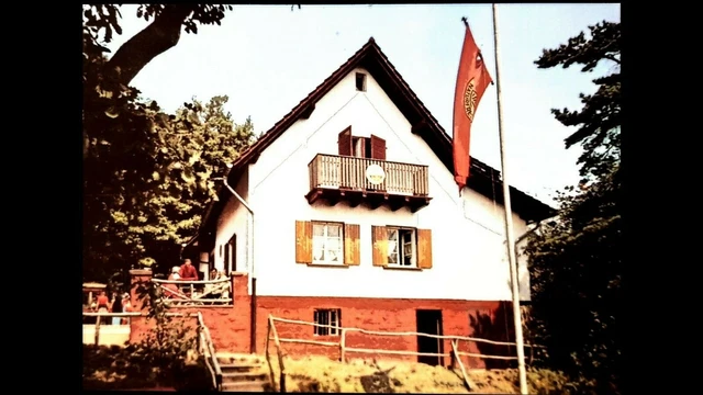 Ansichtskarte Naturfreunde Haus am Kiesbuckel Landau