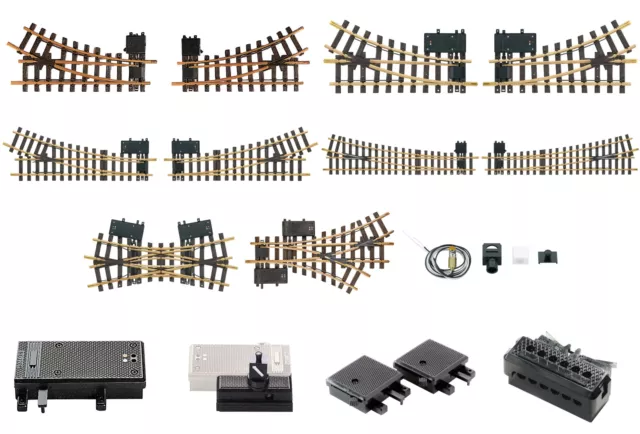 LGB Weichen Handweichen Elektroweichen links, rechts, messing 12000, 16050 usw.