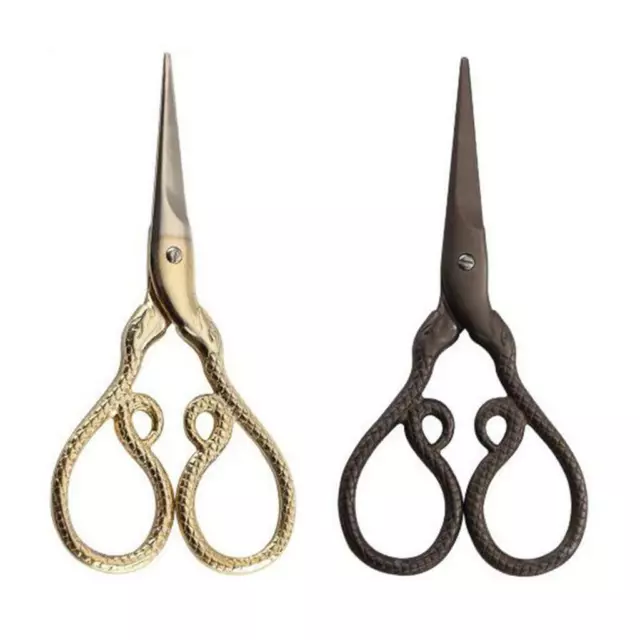 Vintage Snake Shape Sewing Scissors Trimming Dressmaking Shears Cross Stitch