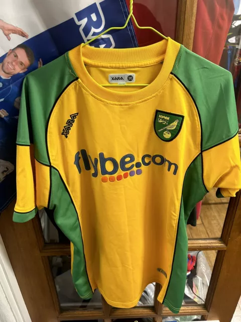 mens football shirt original genuine Norwich City Reserves Match Shirt Medium M