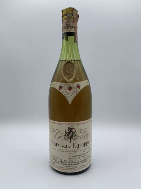 Grappa Marc Extra Egrappé Jacoulot Acquavite di Vinaccia Pur Bourgogne 1 Lt 45%