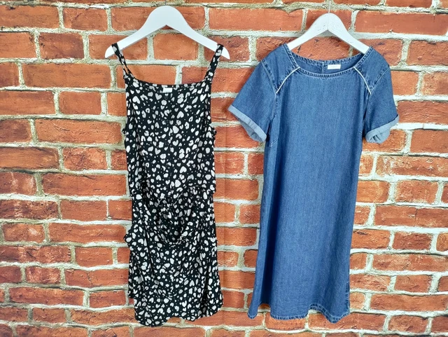 Girls Bundle Age 11-12 Years 100% Next Short Playsuit Denim Dress Summer 152Cm