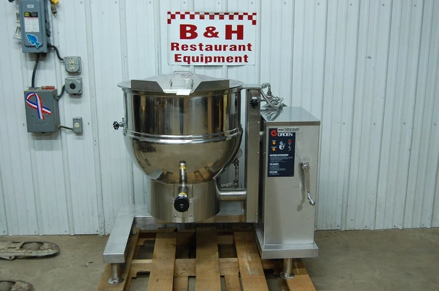 Groen DHT/1-40 Steam Jacketed Tilting Natural Gas Forty Gallon Soup Kettle