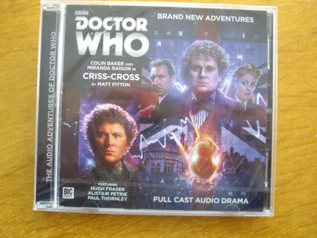 Doctor Who Criss Cross, 2015 Big Finish audio book CD *SEALED*