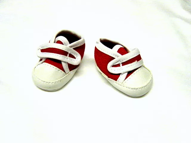 Schwenk Puppen Schuhe Turnschuhe rot ca 6 cm lang für Puppen von 42 - 45 cm