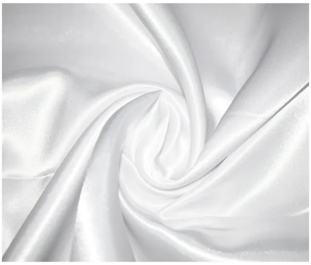 Luxury Silky Satin Dress Craft Fabric Wedding Material 100% Polyester 150cm Wide