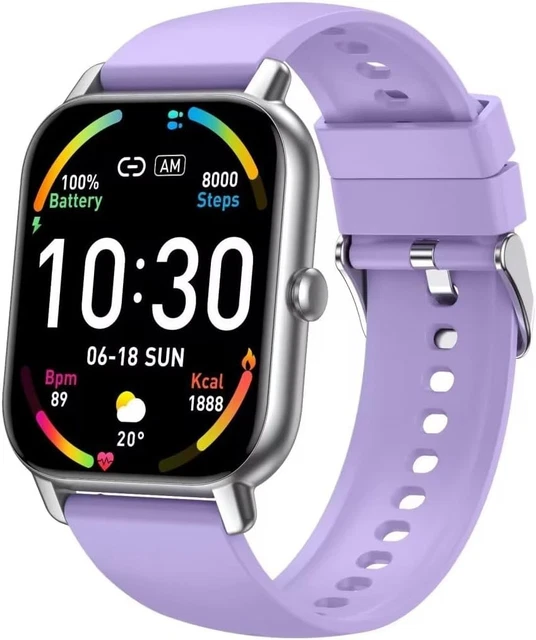 Smartwatch LIU JO Time SWLJ068 Da Donna, Cassa In Resina 44x38 Mm, Colore Acquamarina, Cinturino In Silicone, Compatibile Android E IOS