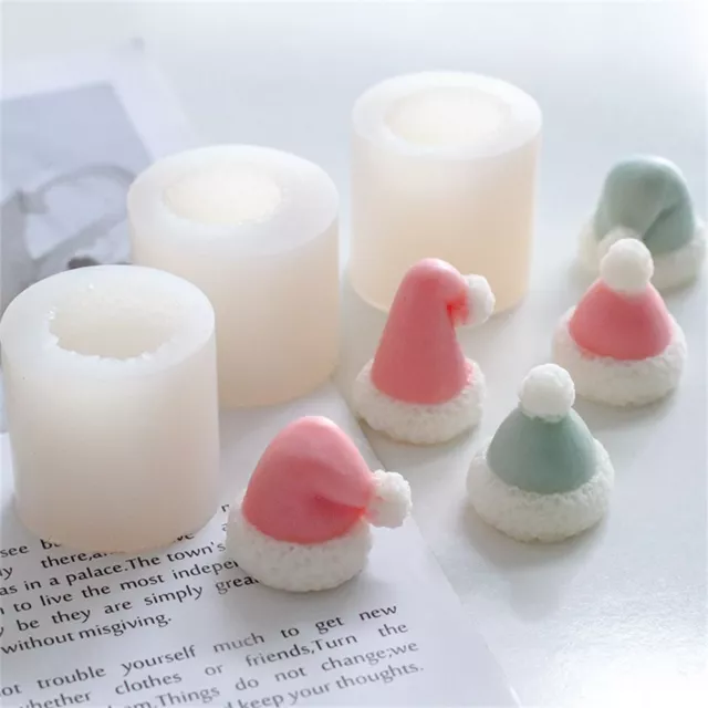 Home Decoration Making Tool Silicone Mold Christmas Hat Candle Mold DIY Candle