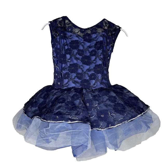 Revolution Dancewear Costume Ballet Tutu Blue Floral Twilight #700 Size XXLC