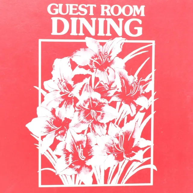 1990s Seattle Marriott Hotel Restaurant Room Service Dining Menu Washington