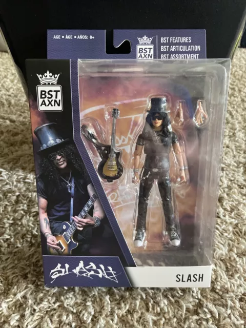 BST AXN Guns N' Roses Slash 5” Action Figure NEW GNR