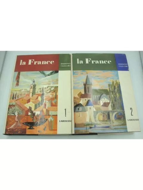 DANIEL FAUCHER la France - 2 Volumes 1951 Larousse