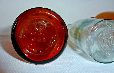 3 kleine Glasflaschen, Apothekerflaschen, verschiedene Formen 2