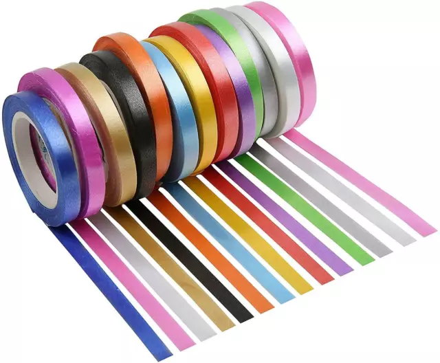 26 Rollen Lockenband Set Geschenk Verpackung Handwerk Kunst Ballon Party (10m/Rolle)