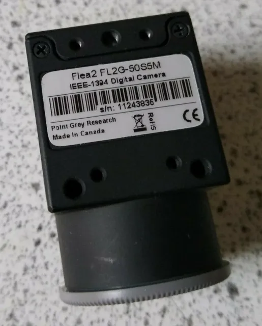 Fotocamera monocromatica industriale FireWire IEEE 5 MP grigio punta ""Flea2"", FL2G-50S5M-C 2
