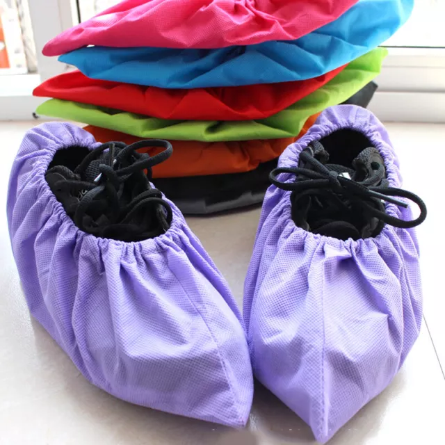 Disposable Shoe Covers Non-woven Fabrics Boot Thicken Overshoes Non-Slip Covers