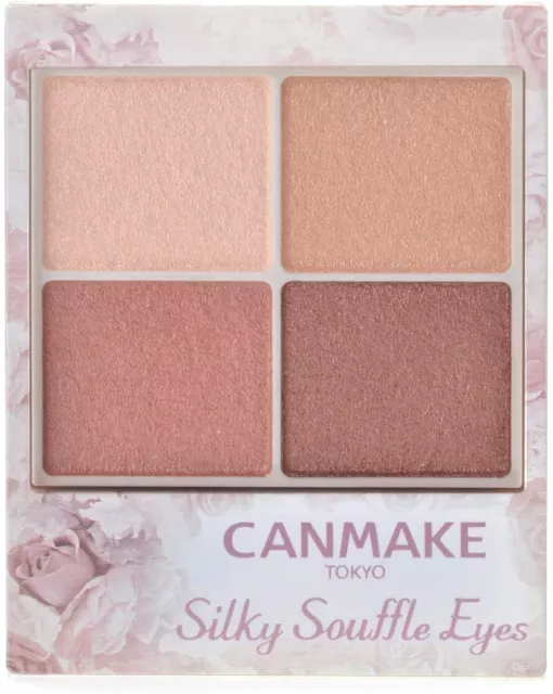 Canmake Eye Shadow Pink Tokyo Silky Souffle Eyes 02 Rose Sepia Made in Japan