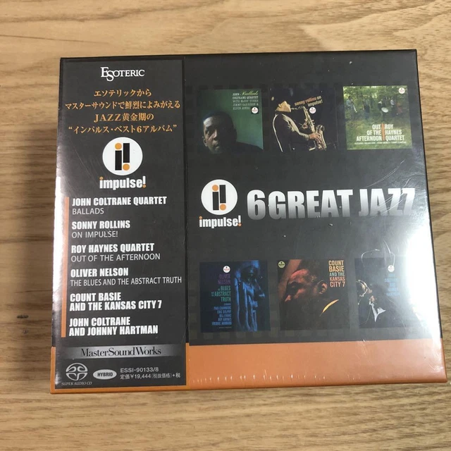 【未開封】　ＳＡＣＤ 　　ＧＲＥＡＴ　ＪＡＺＺ　ＳＥＬＥＣＴＩＯＮ Esoteric impulse! 6 Great Jazz 6-SACD Boxset
