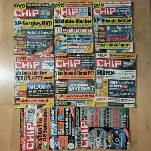 CHIP Magazin - Hefte von 2007-2010 !!!