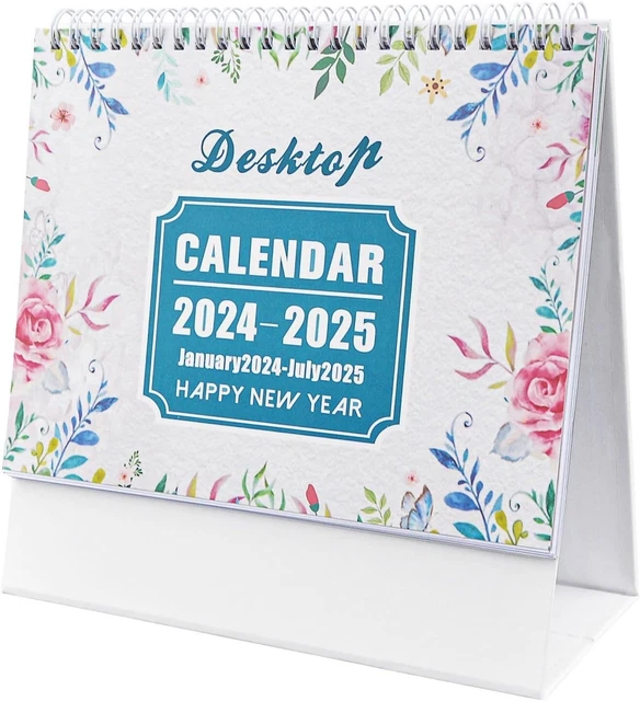 DESK CALENDAR MONTH to View from Jan.2025 to July.2025 £8.99 PicClick UK