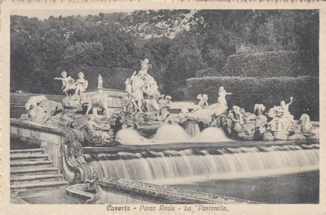 Cartolina *20 Caserta Campania Parco Reale La "Pastorella" Storia Viaggiata 1917