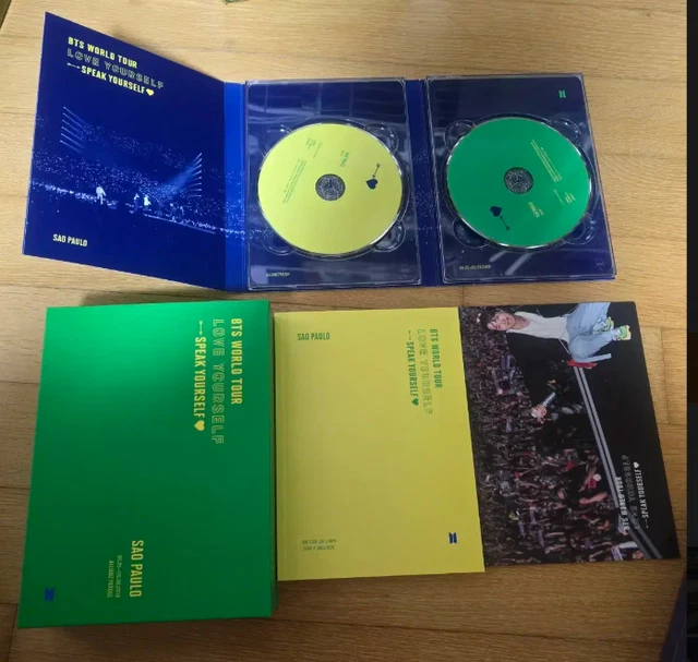 BTS WORLD TOUR Love Yourself Sao Paulo DVD Auténtico Artículo de