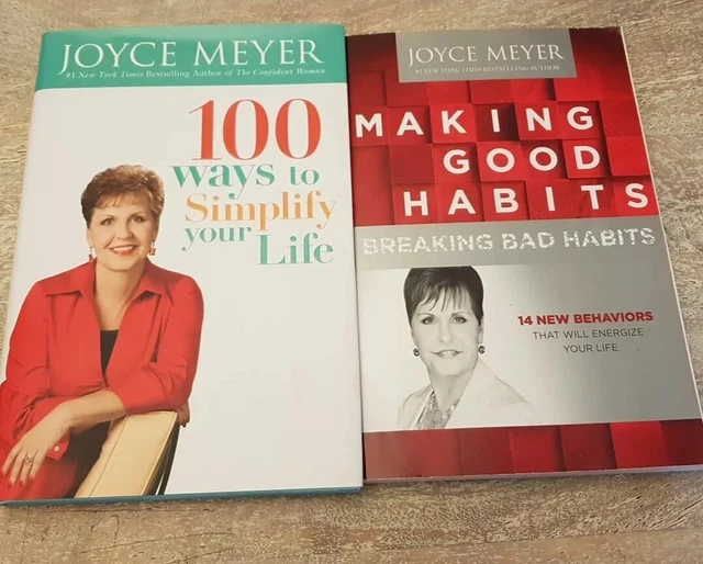 100 WAYS TO Simplify Your Life + Making Good Habits By Joyce Meyer EUR ...