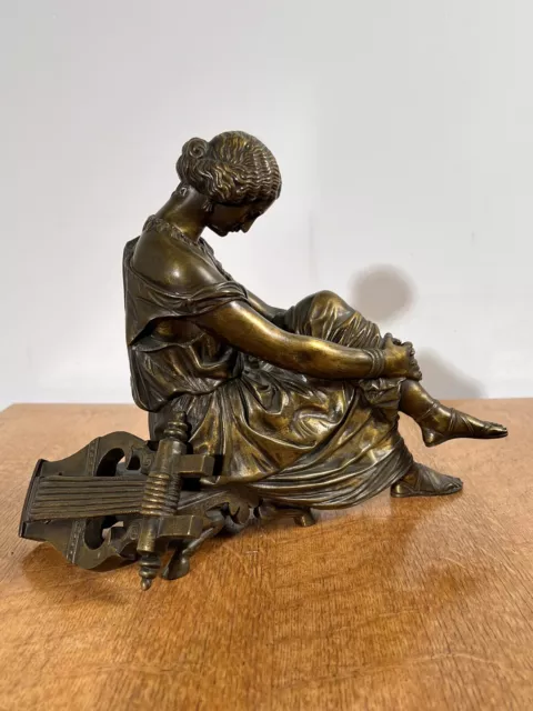 James PRADIER 1790-1856 Sculpture bronze " SAPPHO " - Fondeur SUSSE Frères