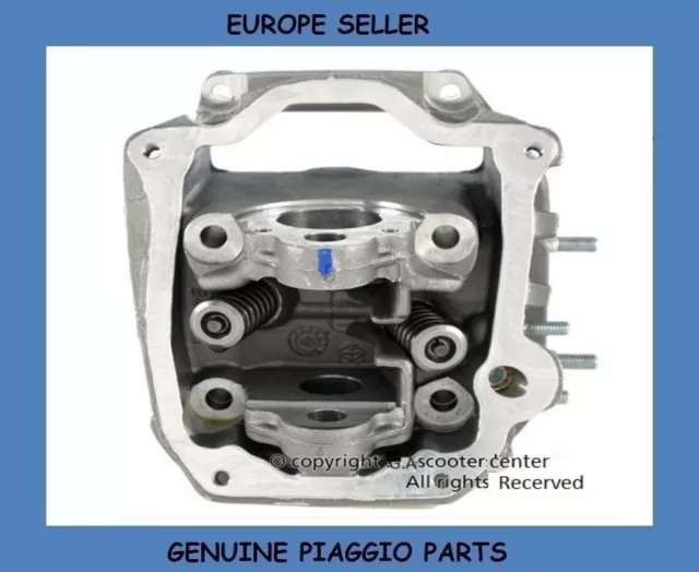 82777R Cylinder Head Assembly Genuine - Piaggio FLY 150 4T ZAPM42200 LBMM57100