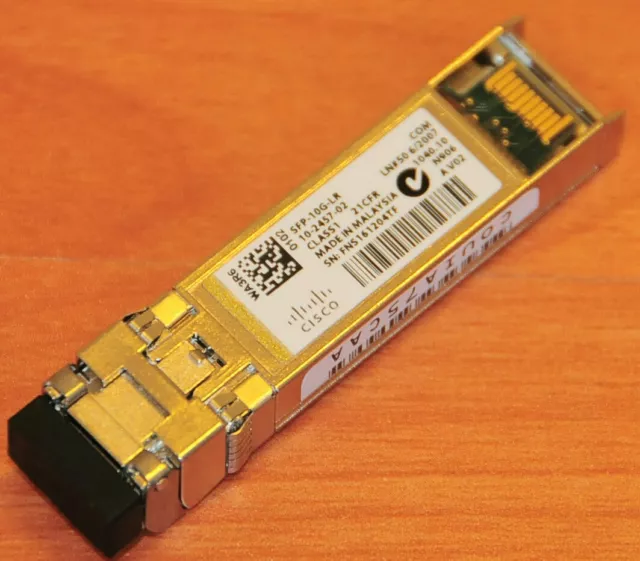 Genuine Cisco SFP-10G-LR TRANSCEIVER 6Month Warranty Invoice