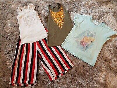Excellent condition Girls Collettes Trousers Vests T-shirts Age:7-8 Years
