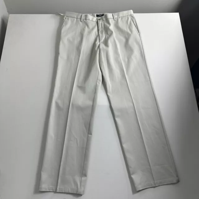 Dockers khaki Pants Men 38X34 Signature Straight Fit Waistband Chino Beige D2