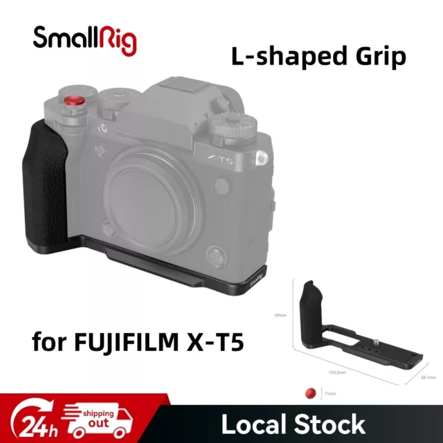 SmallRig X-T5 Camera L Bracket (Black)for FUJIFILM XT 5 Mirrorless Camera- 4260