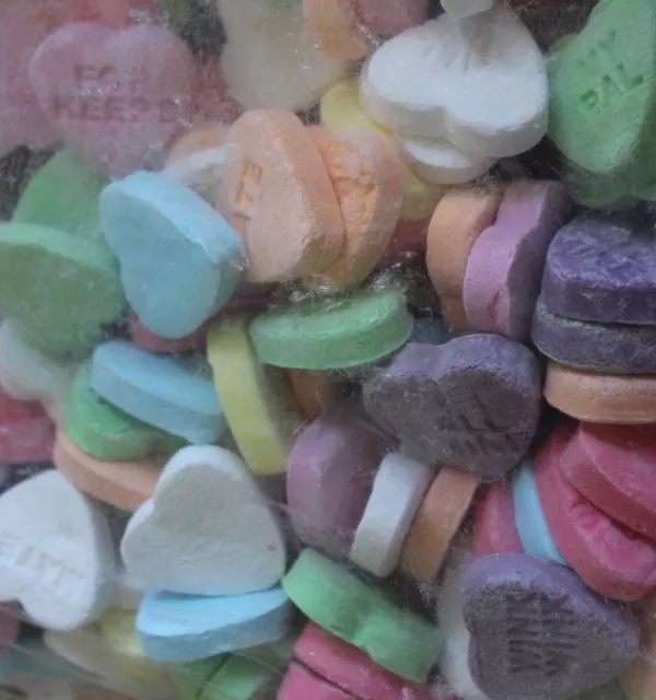 2kg CONVERSATION HEARTS TALKING LOVEHEART BULK LOLLIES CANDY BUFFET WEDDING LOVE 3