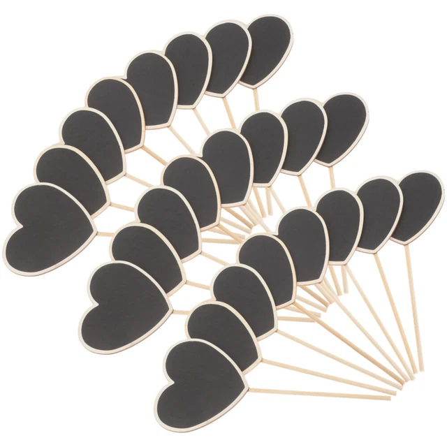Decorative Labels Heart Shape Garden Marker Small Blackboard Label Plant