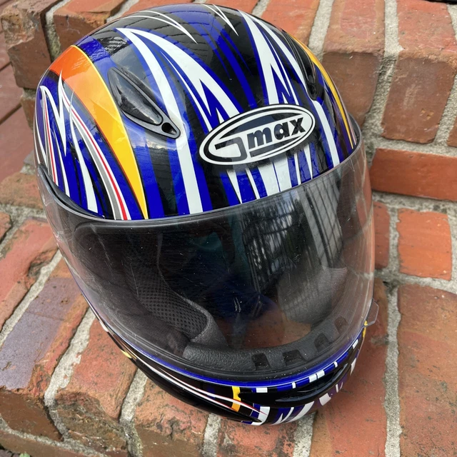 Gmax Full Face Helmet Flip Up Visor DOT FMVSS218 44S Size L