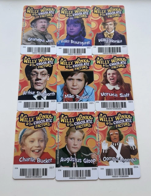 willy wonka coin pusher rare card WILLY WONKA Golden Ticket  RARE Card Coin Pusher Arcade & The Chocolate  Factory