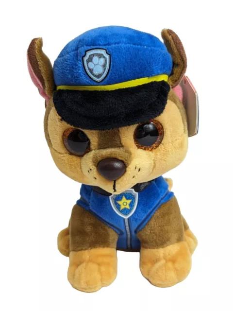 Ty Beanie Boos Chase The 6" Dog Nickelodeon Paw Patrol With Hang Tag