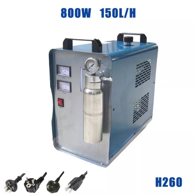 Oxy-Hydrogen Generator 220V 800W Flame Polishing Machine Water Welder H260 150L