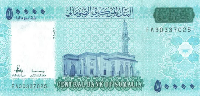 Somalia 50000 Shillings 2010 UNC