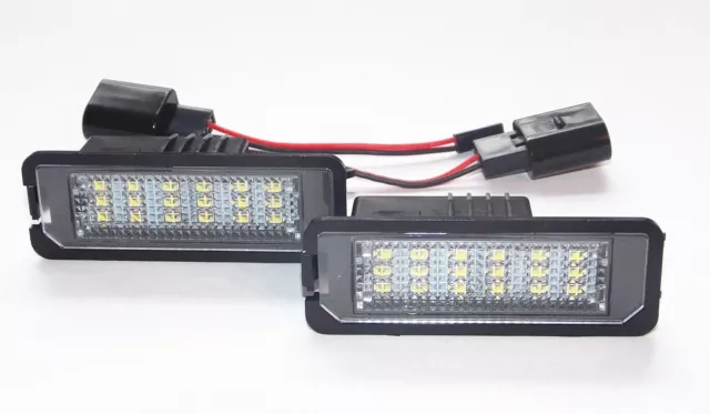 VW EOS,Polo 6R,Phaeton LED Kennzeichen Beleuchtung Nummernschild *5050