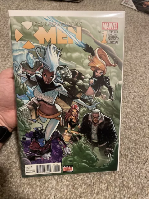 Extraordinary X-Men Issue #1 (Marvel Comics, 2016) 1st Print Lemire Ramos