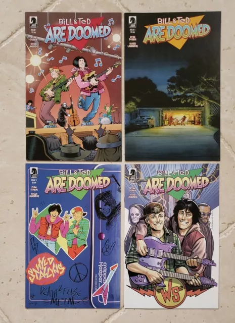 Bill & Ted Are Doomed #1-4 Cover B Variant (2020 Dark Horse Comics) NM COMPLETE