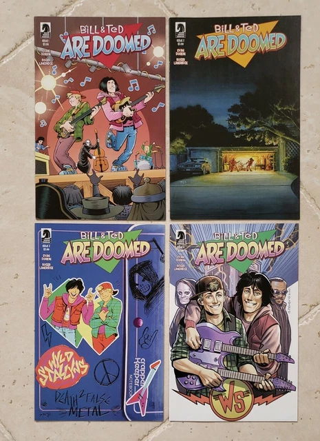 Bill & Ted Are Doomed #1-4 Cover B Variant (2020 Dark Horse Comics) NM COMPLETE